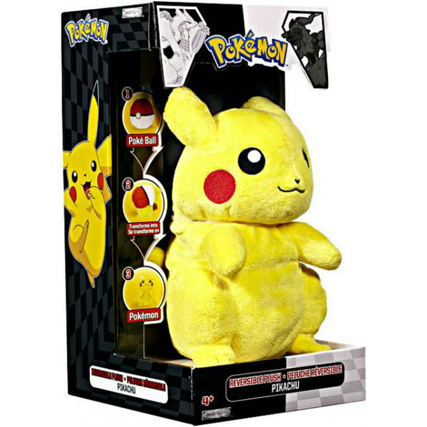 2 Items Backpack Hanger Catch em All Ball of Poke Pokémon Pikachu Soft Plush Character Bundled with Pokeball Keychain 